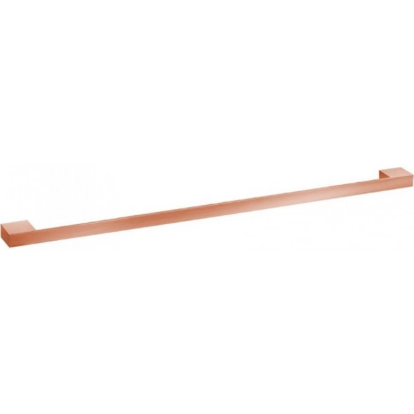 Πετσετοθήκη 40cm copper, (41x5,5cm) σταθερή από ορείχαλκο μονή, χρώμα: Ροζ Χρυσό επιφάνεια: Βουρτσισμένη Πετσετοθήκες