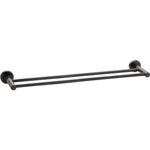 Towel 60cm graphite Fixed double material: Inox, color: Grey surface: Brushed Towel 60cm graphite Fixed double material: Inox, color: Grey surface: Brushed Towel rails
