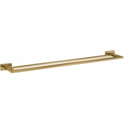 Towel 60cm bronze mat, (64x12cm) Fixed double material: Brass, color: Bronze surface: Matt