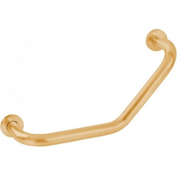Handle wall 42x9x10 material: Brass, color: Gold surface: Brushed Bathtub grab-bars