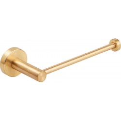 Paper holder no cover material: Inox brass gold, color: Gold surface: Brushed Toilet paper holders
