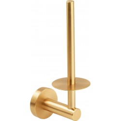 Χαρτοθήκη κάθετη (όρθια) από inox brass gold, χρώμα: Χρυσό επιφάνεια: Βουρτσισμένη Χαρτοθήκες