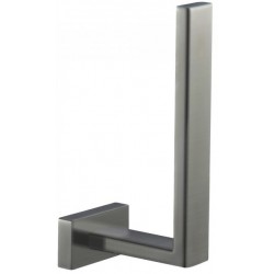 Paper holder vertical material: Brass graphite, color: Grey surface: Brushed Toilet paper holders