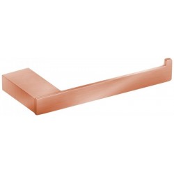 Paper holder no cover material: Brass 16x7cm, copper, color: Pink Gold surface: Brushed Toilet paper holders