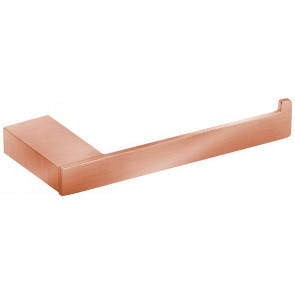 Paper holder no cover material: Brass 16x7cm, copper, color: Pink Gold surface: Brushed Toilet paper holders Paper holder no cover material: Brass 16x7cm, copper, color: Pink Gold surface: Brushed Toilet paper holders