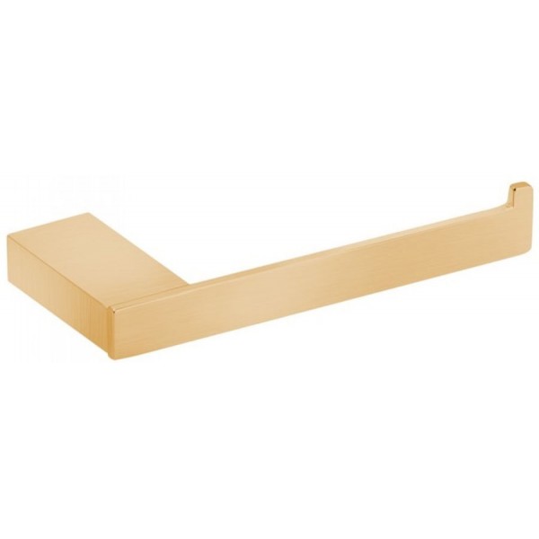Paper holder no cover material: Brass 16x7cm, Brushed Gold, color: Gold surface: Brushed Toilet paper holders