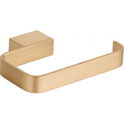 Paper holder no cover material: Brass Brushed Gold, color: Gold surface: Brushed Toilet paper holders