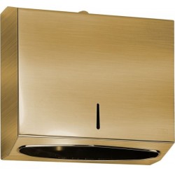 Χαρτομαντηλοθήκη 400 τεμ., 29x10x26cm bronze mat από ορείχαλκο, χρώμα: Μπρονζέ επιφάνεια: Ματ Χαρτομαντηλοθήκες