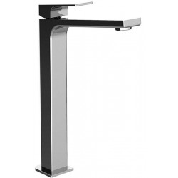 Wash basin tap Deck-mounted for free-standing washbasin material: Brass mixer With push-open waste set Y29,5cm, color: Chrome surface: Glossy Deck-mounted