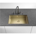 Νεροχύτης ανοξείδωτος 68,5x41 από inox επιφάνεια: Λεία ματ χωρίς πάγκο ένθετος με λεπτό προφίλ (Slim top) / ένθετος με συνεπίπεδο προφίλ (Flushmount) / υποκαθήμενος, 1 γούρνα (72,5x45cm) Gold, χρώμα: Χρυσό Ανοξείδωτοι Νεροχύτης ανοξείδωτος 68,5x41 από inox επιφάνεια: Λεία ματ χωρίς πάγκο ένθετος με λεπτό προφίλ (Slim top) / ένθετος με συνεπίπεδο προφίλ (Flushmount) / υποκαθήμενος, 1 γούρνα (72,5x45cm) Gold, χρώμα: Χρυσό Ανοξείδωτοι