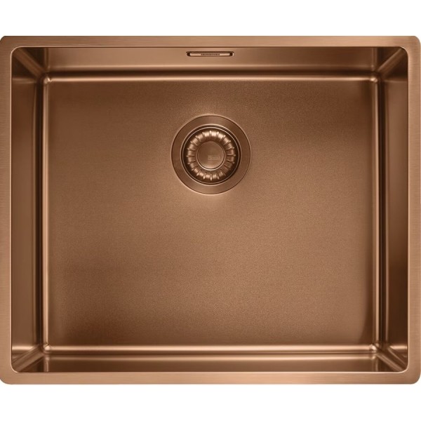 Νεροχύτης ανοξείδωτος 50x41 από inox επιφάνεια: Λεία ματ χωρίς πάγκο ένθετος με λεπτό προφίλ (Slim top) / ένθετος με συνεπίπεδο προφίλ (Flushmount) / υποκαθήμενος, 1 γούρνα (54x45cm) copper, χρώμα: Ροζ Χρυσό Ανοξείδωτοι Νεροχύτης ανοξείδωτος 50x41 από inox επιφάνεια: Λεία ματ χωρίς πάγκο ένθετος με λεπτό προφίλ (Slim top) / ένθετος με συνεπίπεδο προφίλ (Flushmount) / υποκαθήμενος, 1 γούρνα (54x45cm) copper, χρώμα: Ροζ Χρυσό Ανοξείδωτοι