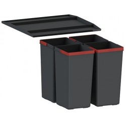 Bucket material: Plastic Waste bins