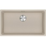 Νεροχύτης γρανιτένιος 72x40 χωρίς πάγκο υποκαθήμενος, 1 γούρνα (75,3x43,3cm) Beige (Oatmeal), χρώμα: Μπεζ Γρανιτένιοι