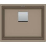 Sink Granite 52x42 free Undermount 1 bowl oyster, color: Brown Granite