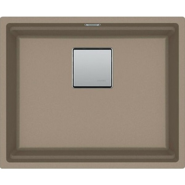 Sink Granite 52x42 free Undermount 1 bowl oyster, color: Brown Granite