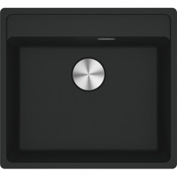 Sink Granite 56x51 free nested 1 bowl Black Matt, color: Black Granite