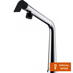 Kitchen tap Deck-mounted material: Brass, color: Chrome surface: Glossy Deck-mounted