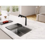 Kitchen tap Deck-mounted material: Brass, color: Black surface: Matt Deck-mounted Kitchen tap Deck-mounted material: Brass, color: Black surface: Matt Deck-mounted