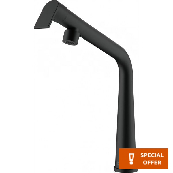 Kitchen tap Deck-mounted material: Brass, color: Black surface: Matt Deck-mounted Kitchen tap Deck-mounted material: Brass, color: Black surface: Matt Deck-mounted