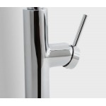 Kitchen tap Deck-mounted material: Brass with shower, color: Chrome surface: Glossy Deck-mounted
