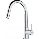 Kitchen tap Deck-mounted material: Brass With Pull-Out Spray 1 jet, color: Chrome surface: Glossy Deck-mounted Kitchen tap Deck-mounted material: Brass With Pull-Out Spray 1 jet, color: Chrome surface: Glossy Deck-mounted