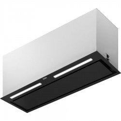 Απορροφητήρας εντοιχιζόμενος απλός 86cm 250 W black matt, χρώμα: Μαύρο Απορροφητήρες εντοιχιζόμενοι