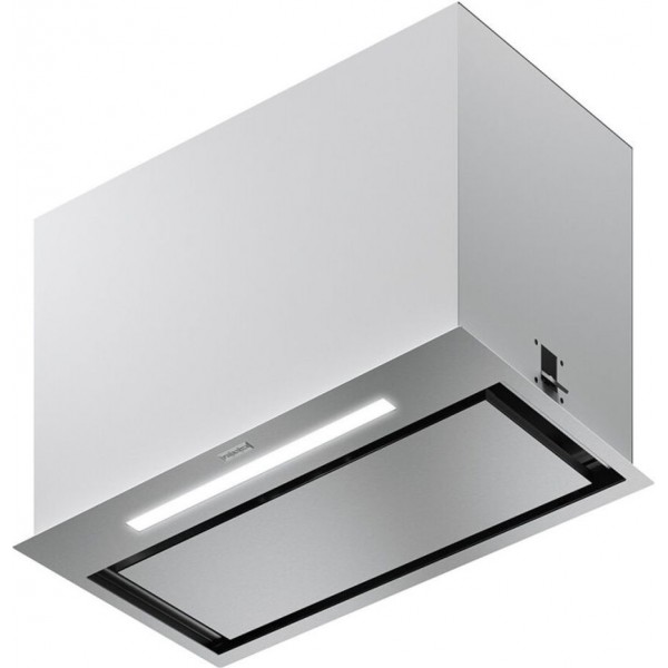 Απορροφητήρας εντοιχιζόμενος απλός 52cm 250 W, χρώμα: Χρωμέ Απορροφητήρες εντοιχιζόμενοι