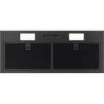 Απορροφητήρας εντοιχιζόμενος οροφής 70cm 125 W Black, χρώμα: Μαύρο Απορροφητήρες οροφής