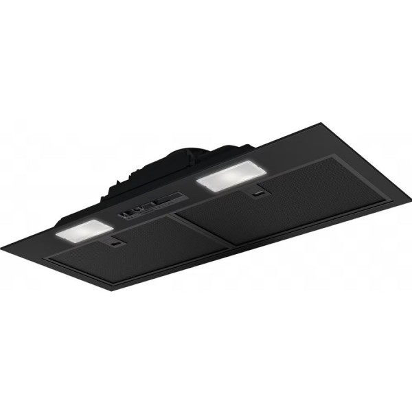 Απορροφητήρας εντοιχιζόμενος οροφής 70cm 125 W Black, χρώμα: Μαύρο Απορροφητήρες οροφής