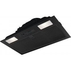 Απορροφητήρας εντοιχιζόμενος οροφής 52cm 125 W Black, χρώμα: Μαύρο Απορροφητήρες οροφής