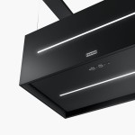 Απορροφητήρας καμινάδα κεντρική 80x43x33 250 W, χρώμα: Μαύρο Καμινάδες κεντρικές Απορροφητήρας καμινάδα κεντρική 80x43x33 250 W, χρώμα: Μαύρο Καμινάδες κεντρικές