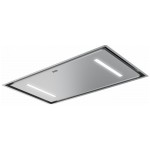 Απορροφητήρας εντοιχιζόμενος οροφής 90cm 250 W, χρώμα: Χρωμέ Απορροφητήρες οροφής