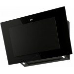 Απορροφητήρας καμινάδα επίτοιχη 90cm 270 W crystal black, χρώμα: Μαύρο Καμινάδες επίτοιχες