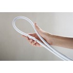 Shower hose 160cm material: Recycled plastic pet, color: White surface: Matt Shower hoses Shower hose 160cm material: Recycled plastic pet, color: White surface: Matt Shower hoses