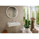 Wash basin tap Deck-mounted dual-level L size material: Brass With push-open waste set 150 EcoSmart, color: Chrome surface: Glossy Deck-mounted Wash basin tap Deck-mounted dual-level L size material: Brass With push-open waste set 150 EcoSmart, color: Chrome surface: Glossy Deck-mounted