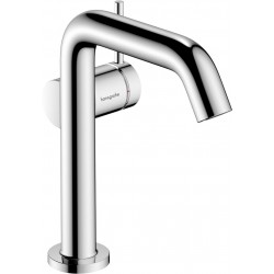Wash basin tap Deck-mounted L size material: Brass mixer With push-open waste set 150 Fine CoolStart EcoSmart, color: Chrome surface: Glossy Deck-mounted
