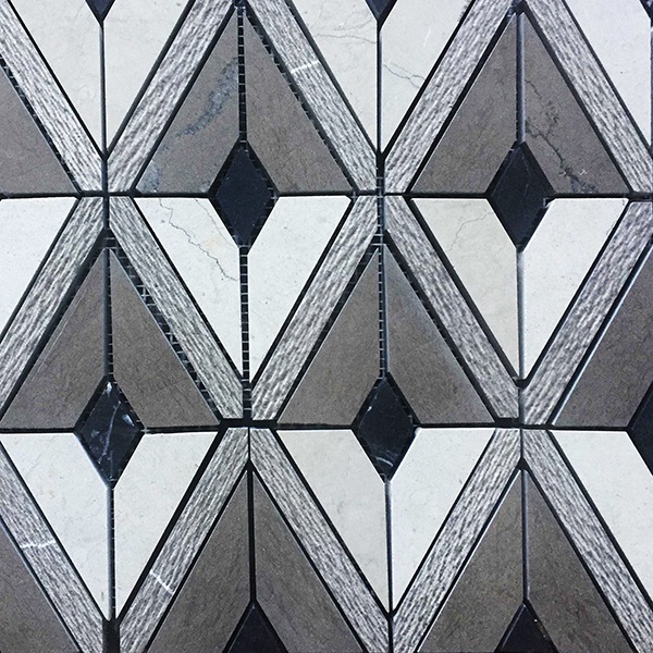 Patchwork μαρμάρου 25x21,5 London Grey, Smoke, Nero Marquino, 10mm επιφάνεια: Ματ, απόχρωση: Λευκό/Γκρι Patchwork Patchwork μαρμάρου 25x21,5 London Grey, Smoke, Nero Marquino, 10mm επιφάνεια: Ματ, απόχρωση: Λευκό/Γκρι Patchwork