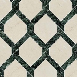 Patchwork μαρμάρου 28,4x21,3 10mm, sand, Green Tinos επιφάνεια: Ματ, απόχρωση: Μπεζ Patchwork