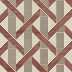 Patchwork μαρμάρου 28,5x28,5 Sand,Tortora,Rosse Reale επιφάνεια: Ματ, απόχρωση: Mix