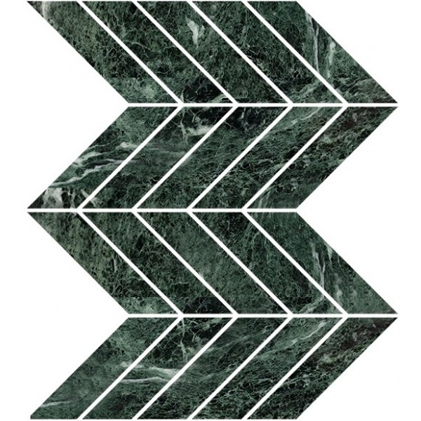 Patchwork μαρμάρου 29,5x19 Green Tinos, 10mm επιφάνεια: Ματ, απόχρωση: Πράσινο Patchwork