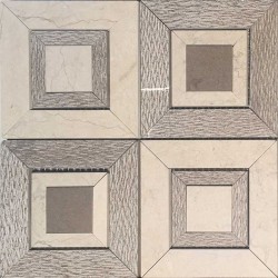 Marble patchwork 29,4x29,4 Sand, Kaiser Brown, 10mm surface: Matt, hue: Beige Patchwork