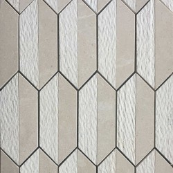 Marble patchwork 25,2x23,5 10mm, Crema Luna, Crema Luna RU surface: Matt, hue: Beige Patchwork