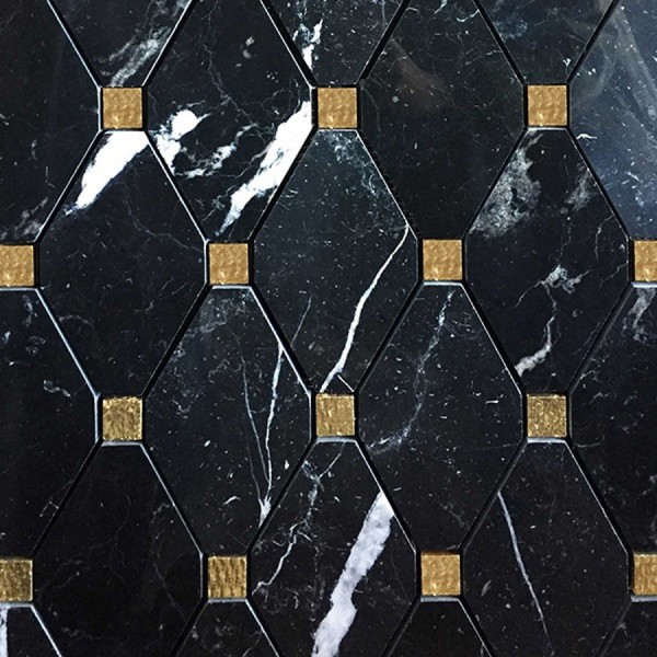 Patchwork μαρμάρου 25,7x18,7 10mm, Gold Leaf, Nero Marquino επιφάνεια: Γυαλιστερή, απόχρωση: Μαύρο/Χρυσό Patchwork Patchwork μαρμάρου 25,7x18,7 10mm, Gold Leaf, Nero Marquino επιφάνεια: Γυαλιστερή, απόχρωση: Μαύρο/Χρυσό Patchwork
