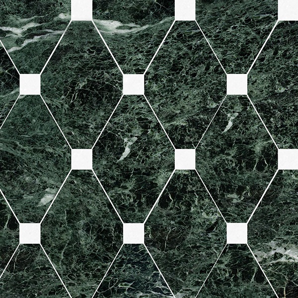 Patchwork μαρμάρου 25,7x18,7 10mm, White Thassos, Green Tinos επιφάνεια: Ματ, απόχρωση: Πράσινο Patchwork Patchwork μαρμάρου 25,7x18,7 10mm, White Thassos, Green Tinos επιφάνεια: Ματ, απόχρωση: Πράσινο Patchwork