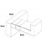 Hook Flat wall mounted material: Brass single, color: Black surface: Matt Hooks Hook Flat wall mounted material: Brass single, color: Black surface: Matt Hooks