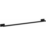 Towel 60cm cm Fixed material: Brass single, color: Black surface: Matt Towel rails
