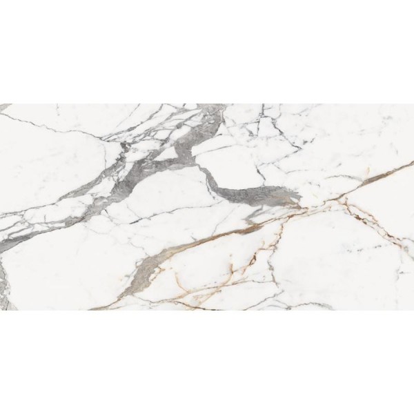 Πλακάκια δαπέδου 59,7x119,7 Ιταλίας glossy, 9mm, στυλ: μαρμάρου rettificato Α’ διαλογής επιφάνεια: Γυαλιστερή, απόχρωση: Λευκό/Γκρι Πλακάκια φόντο