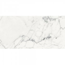 Floor tiles 59,7x119,7 Italy glossy, 9mm, style: marble 1st choice rettificato surface: Glossy, hue: White/Grey Plain tiles