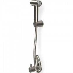 Bidet system Fixed temperature material: Brass, color: Chrome surface: Brushed Exposed bidet hand shower systems