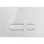 Flush wall plates for concealed cistern dual flush valve material: Crystal Mechanical with string, color: White surface: Glossy Flush plates Flush wall plates for concealed cistern dual flush valve material: Crystal Mechanical with string, color: White surface: Glossy Flush plates